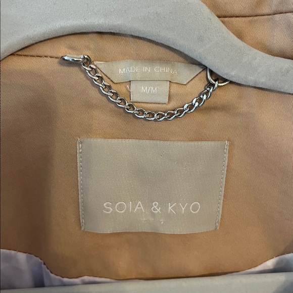 Soia & kyo Arabella belted above the knee hooded trench coat - Picture 3 of 9